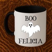Boo Felicia Funny Halloween Coffee Mug thumb 2