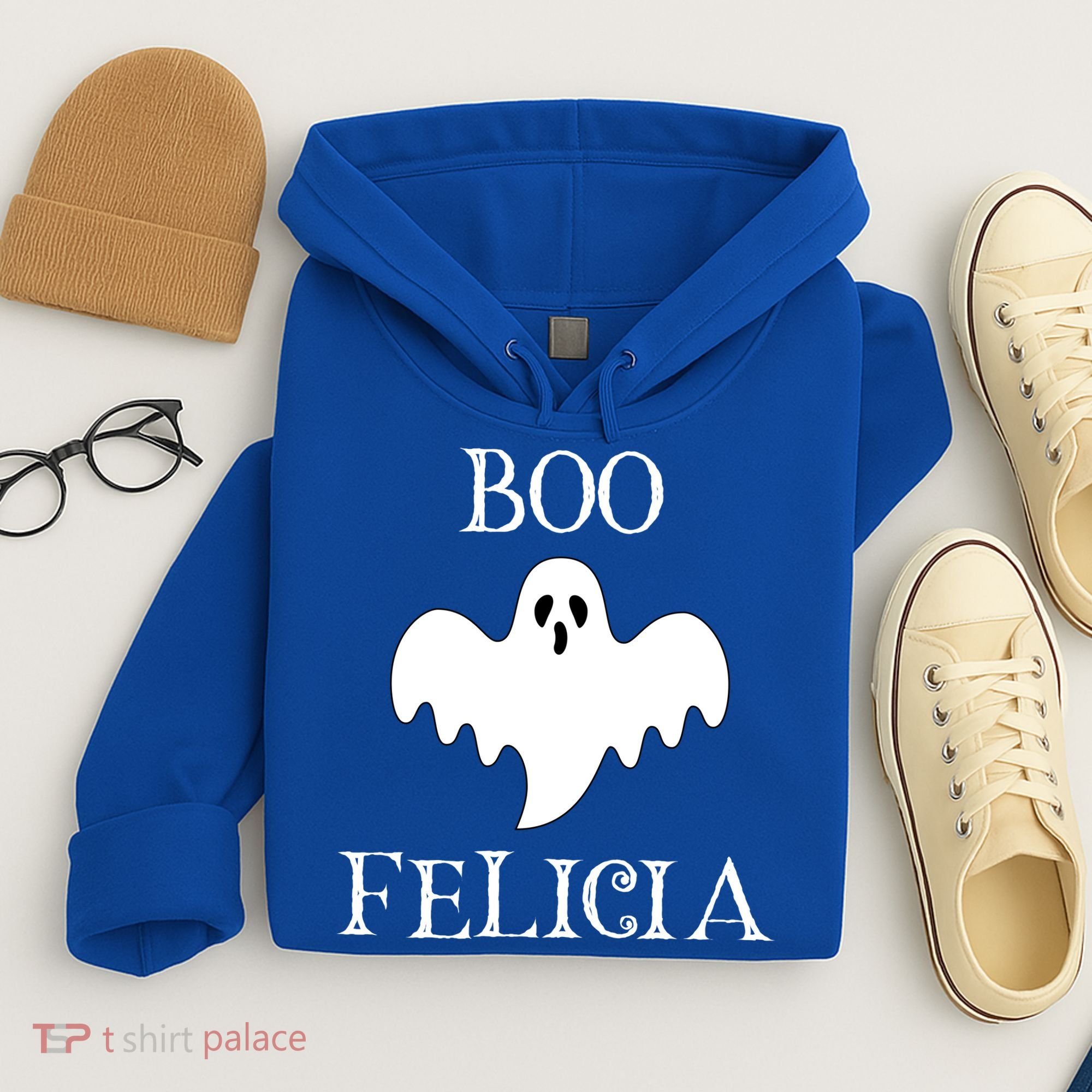 Boo Felicia Funny Halloween Hoodie