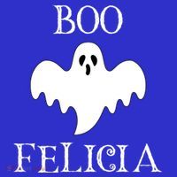 Boo Felicia Funny Halloween Mousepad thumb 1