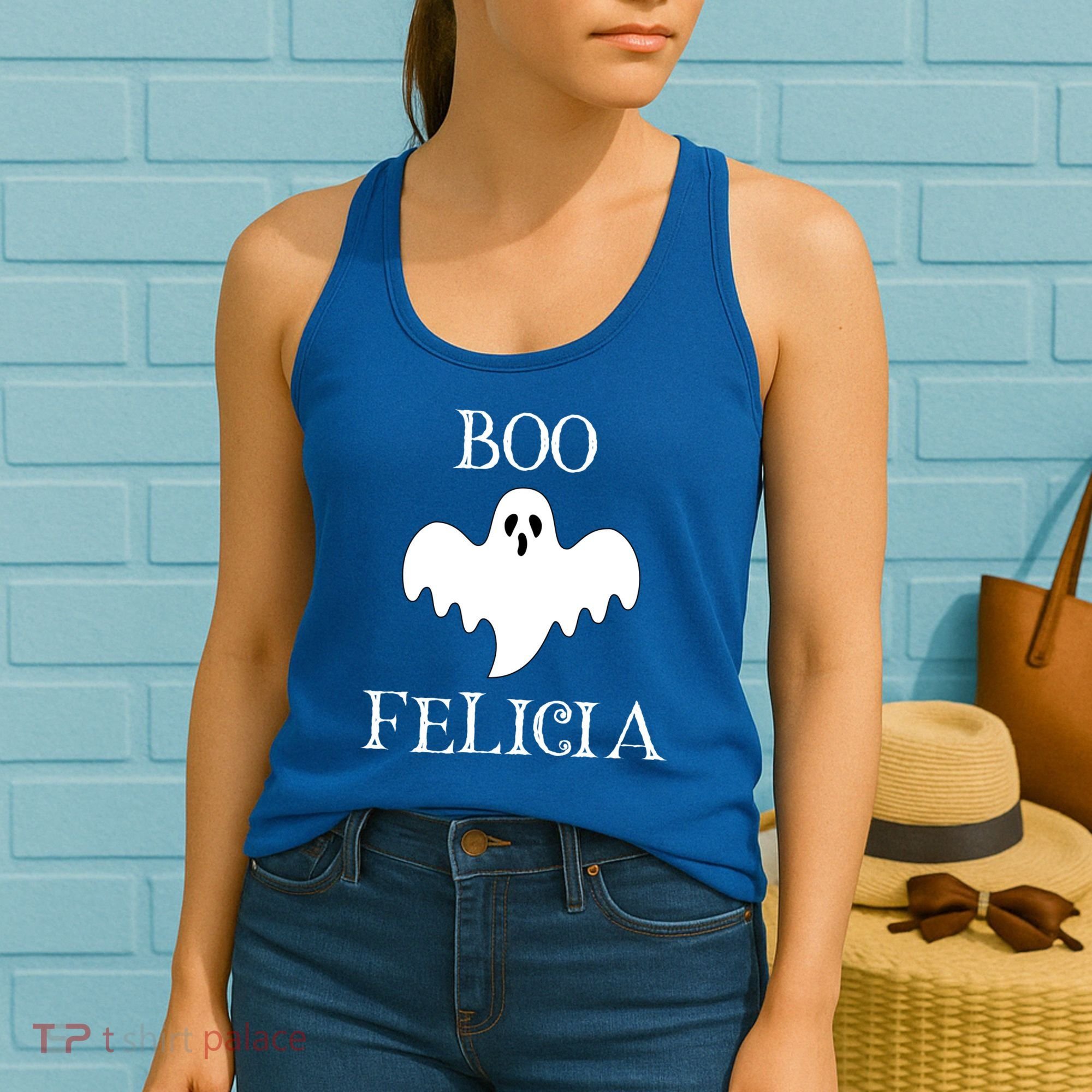 Boo Felicia Funny Halloween Women's Tank Top
