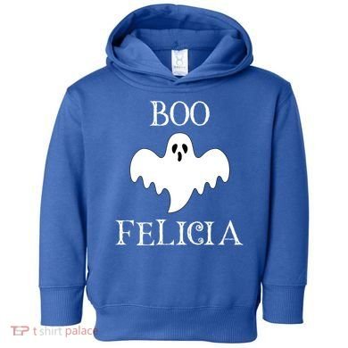 Boo Felicia Funny Halloween Toddler Hoodie