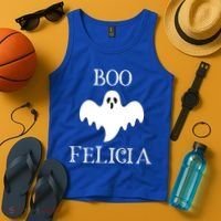 Boo Felicia Funny Halloween Tank Top thumb 4