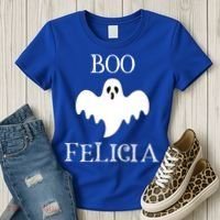 Boo Felicia Funny Halloween Women's T-Shirt thumb 3