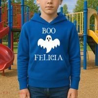 Boo Felicia Funny Halloween Kids Hoodie thumb 2