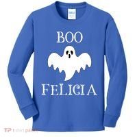 Boo Felicia Funny Halloween Kids Long Sleeve Shirt thumb 0
