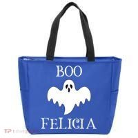 Boo Felicia Funny Halloween Tote Bag thumb 0