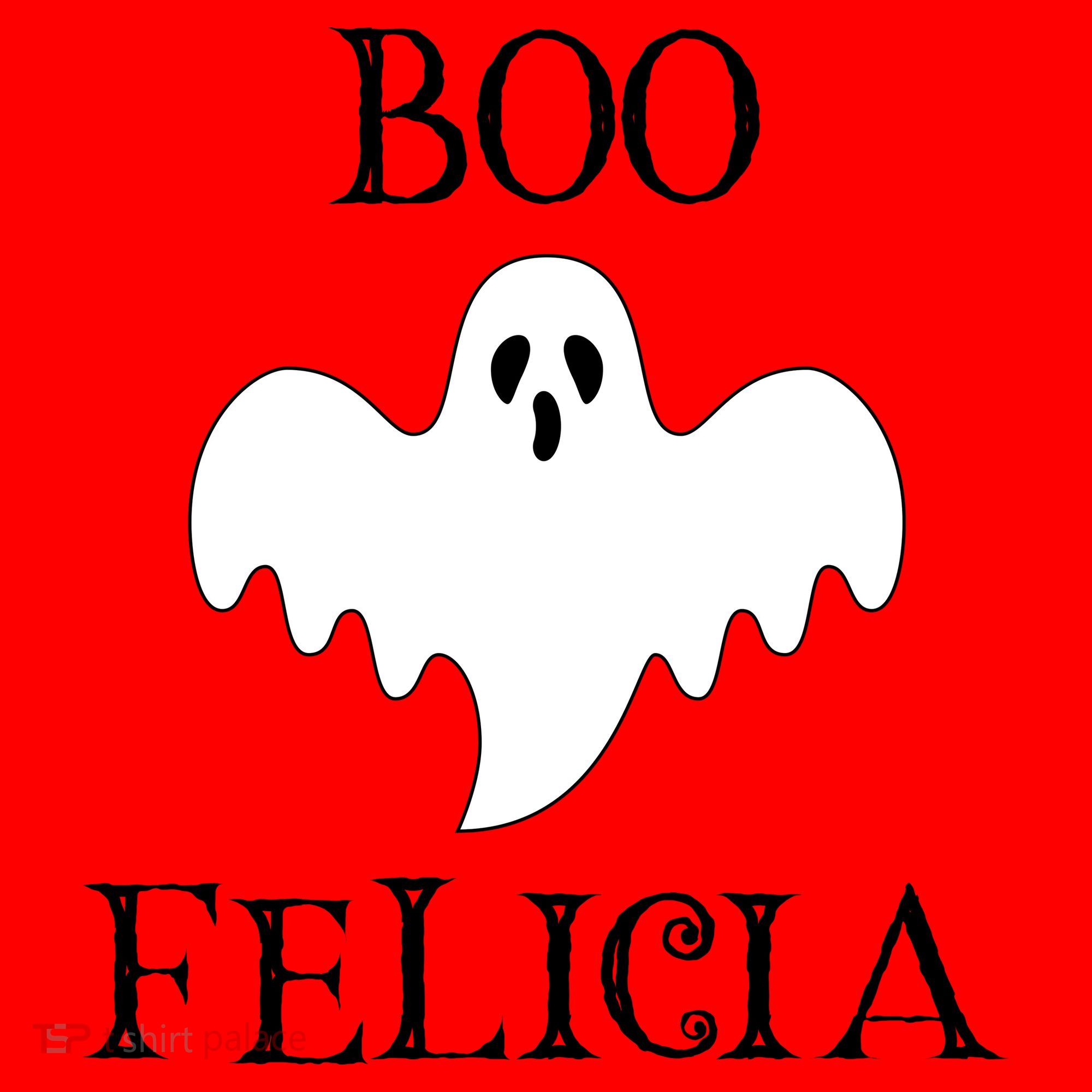 Boo Felicia Funny Halloween Santa Hat