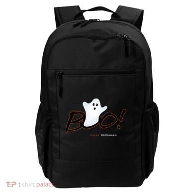 Boo Happy Halloween Ghost Backpack