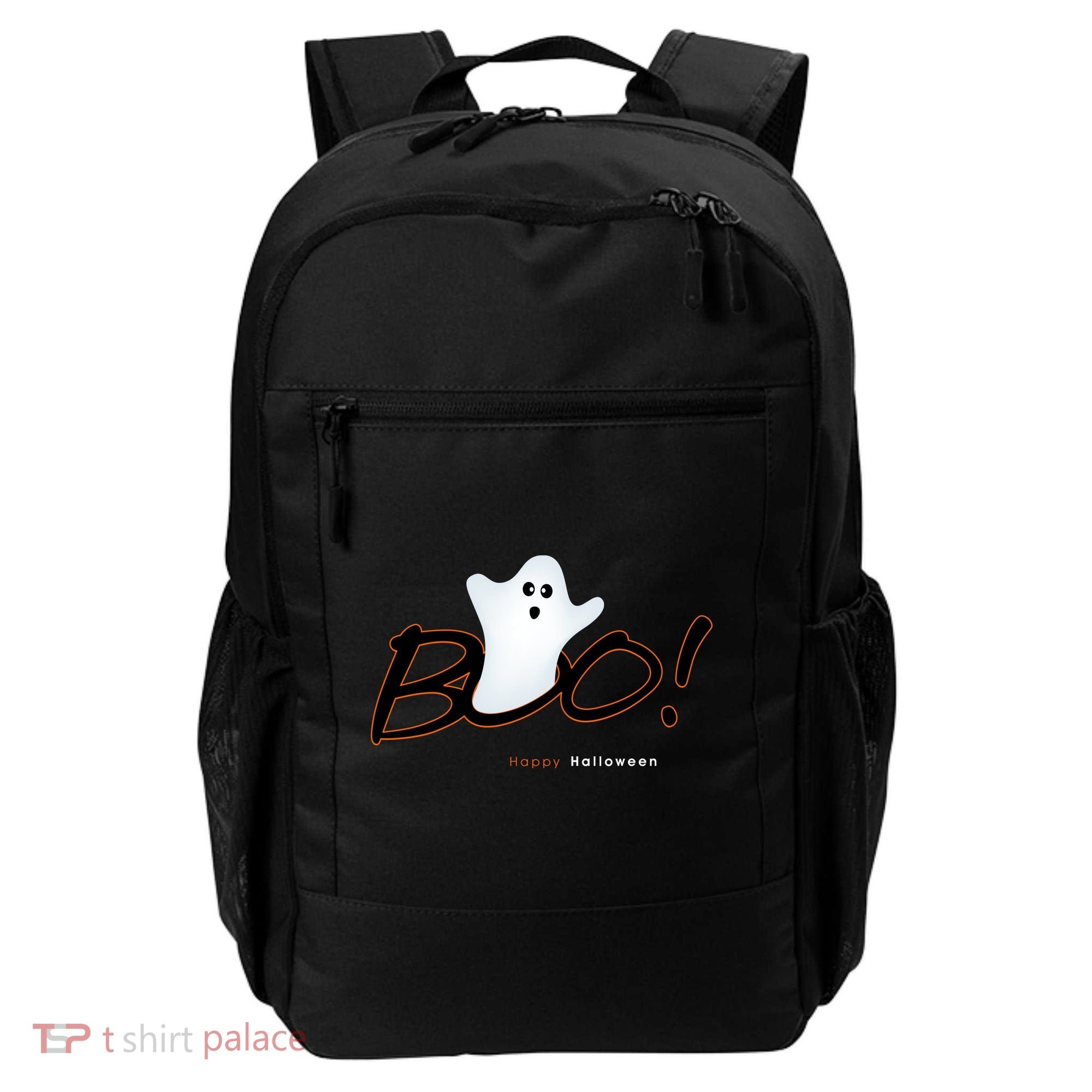 Boo Happy Halloween Ghost Backpack