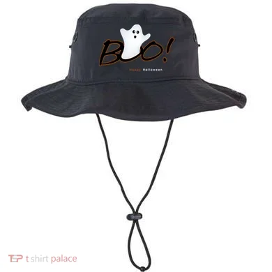 Boo Happy Halloween Ghost Bucket Hat