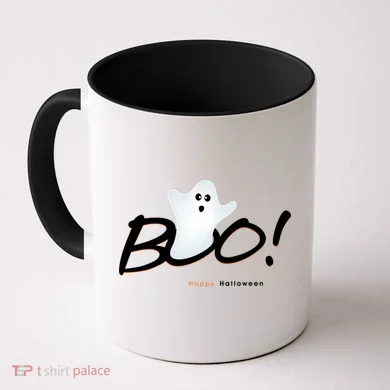Boo Happy Halloween Ghost Coffee Mug