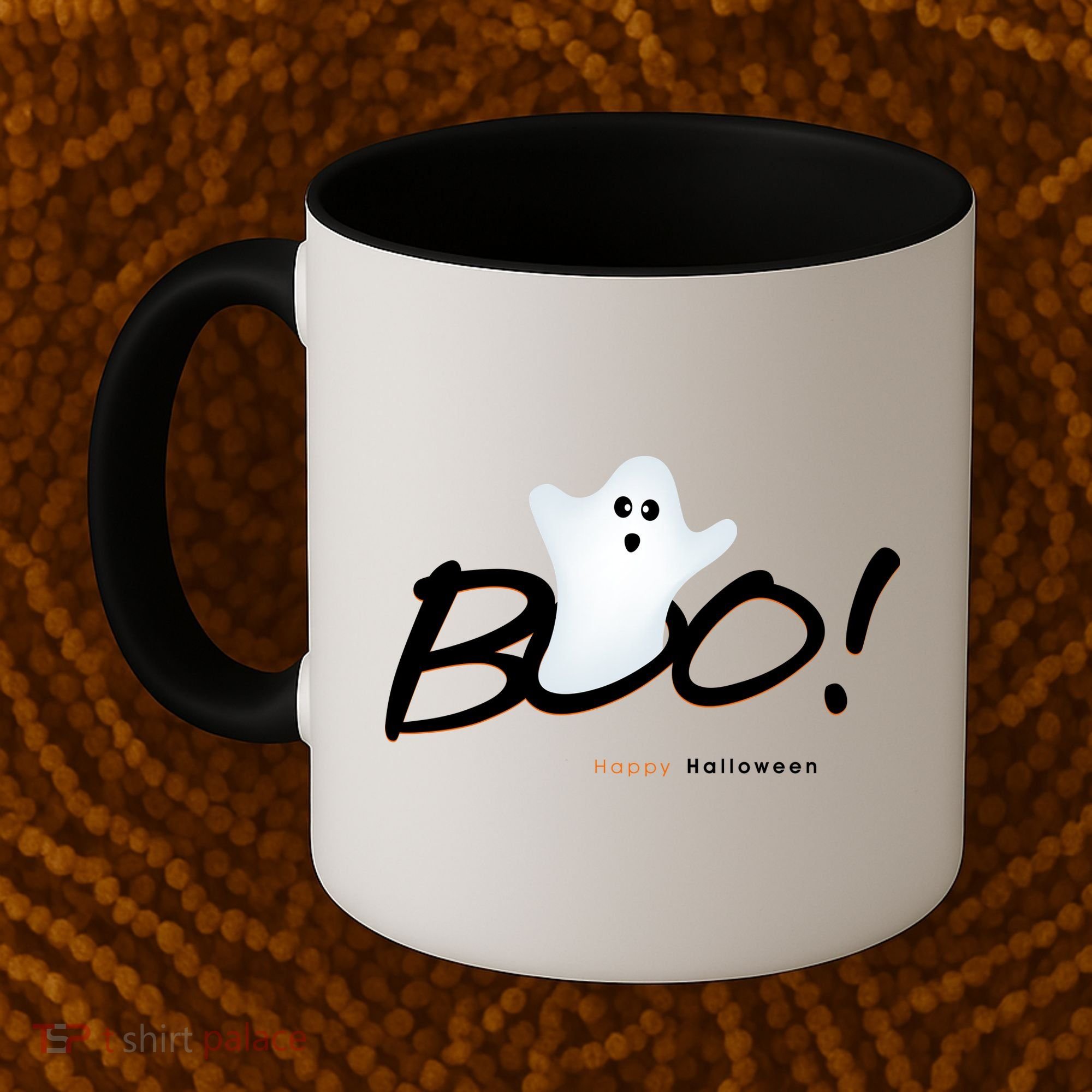 Boo Happy Halloween Ghost Coffee Mug