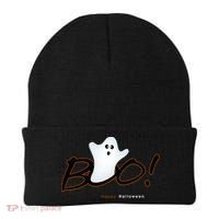 Boo Happy Halloween Ghost Beanie thumb 0