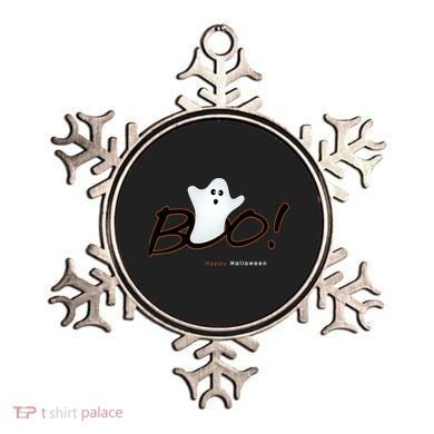 Boo Happy Halloween Ghost Ornament