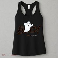 Boo Happy Halloween Ghost Women's Tank Top thumb 3