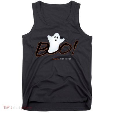 Boo Happy Halloween Ghost Tank Top
