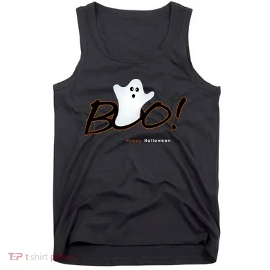 Boo Happy Halloween Ghost Tank Top