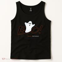 Boo Happy Halloween Ghost Tank Top thumb 2