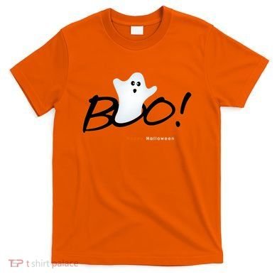 Boo Happy Halloween Ghost T-Shirt