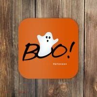 Boo Happy Halloween Ghost Coaster thumb 0