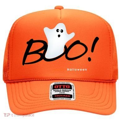 Boo Happy Halloween Ghost Hat