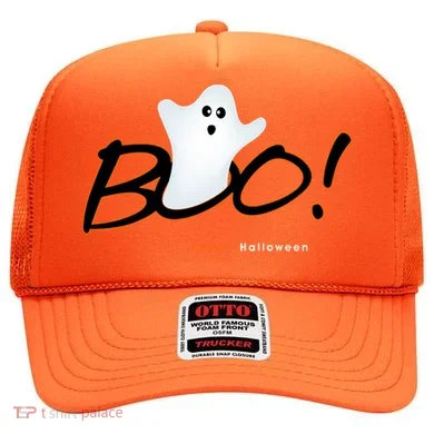 Boo Happy Halloween Ghost Hat