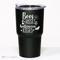 Boo Hisses Halloween Kisses Tumbler thumb 0