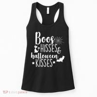 Boo Hisses Halloween Kisses Women's Tank Top thumb 0