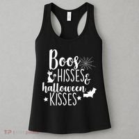 Boo Hisses Halloween Kisses Women's Tank Top thumb 3