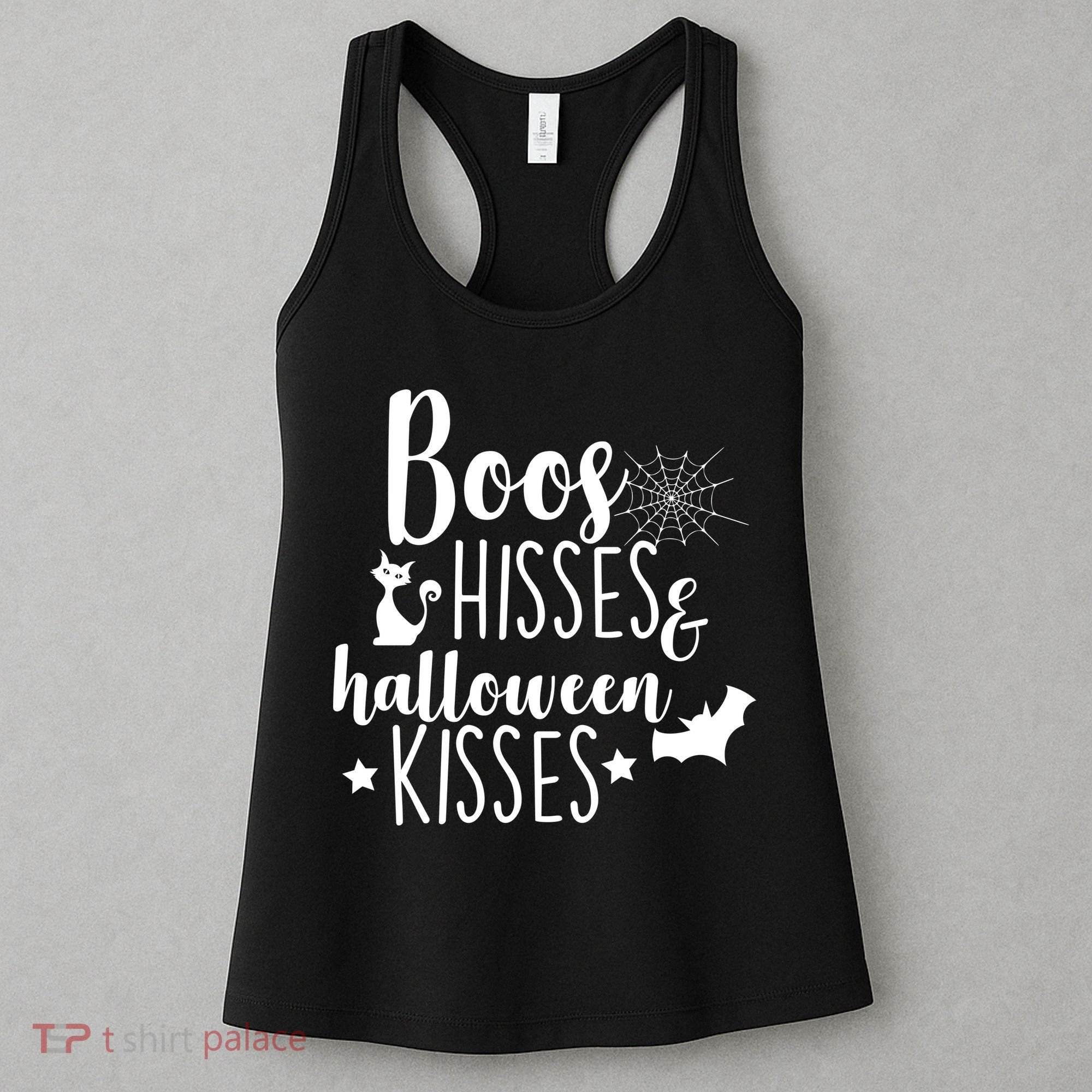 Boo Hisses Halloween Kisses Women's Tank Top