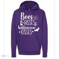 Boo Hisses Halloween Kisses Hoodie thumb 0