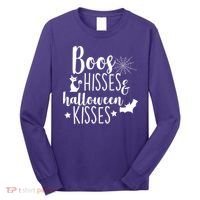 Boo Hisses Halloween Kisses Long Sleeve Shirt thumb 0
