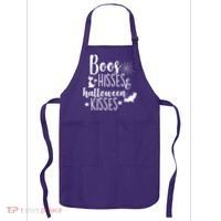 Boo Hisses Halloween Kisses Apron thumb 0
