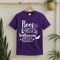 Boo Hisses Halloween Kisses T-Shirt thumb 2