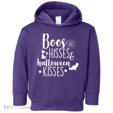 Boo Hisses Halloween Kisses Toddler Hoodie