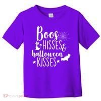 Boo Hisses Halloween Kisses Toddler T-Shirt thumb 0