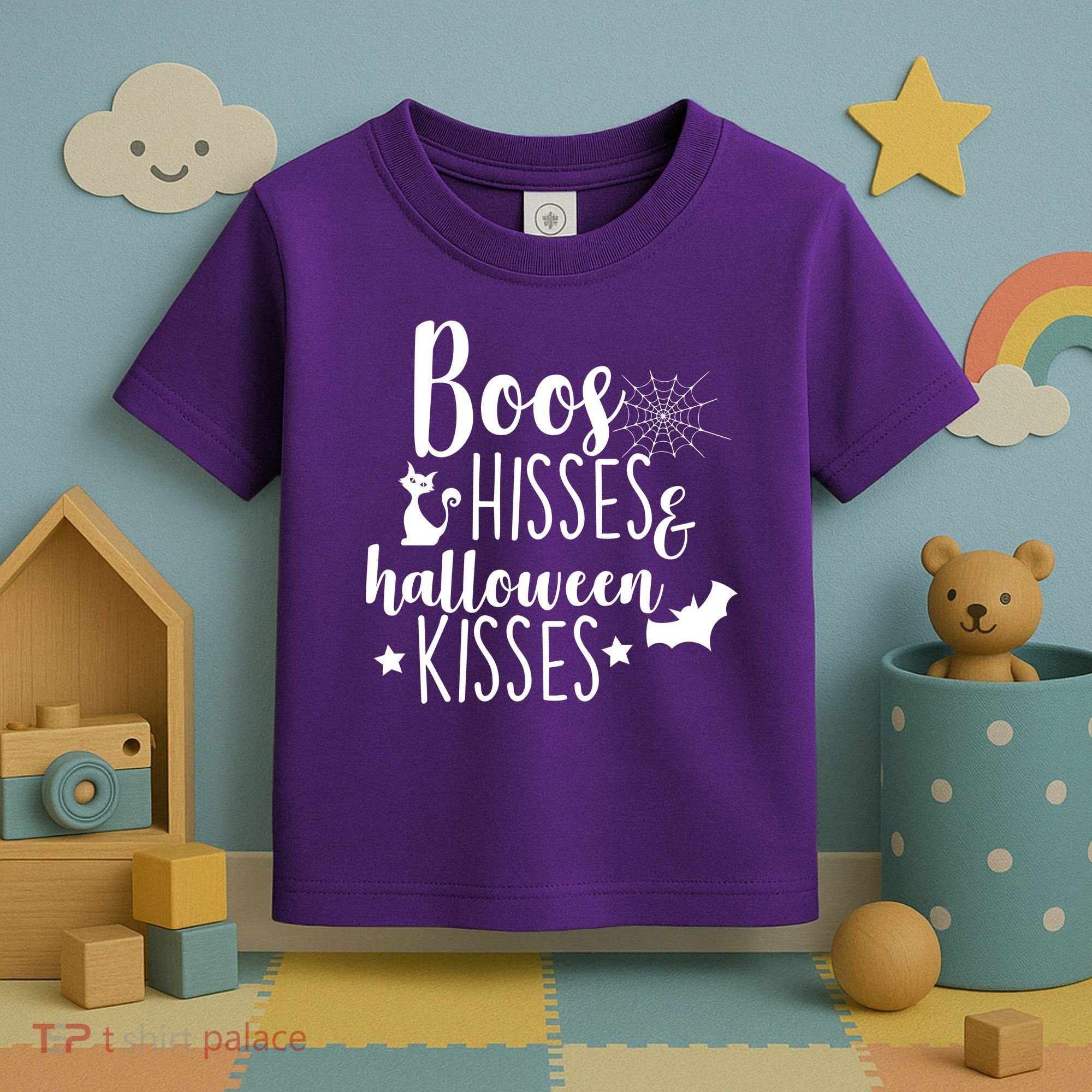 Boo Hisses Halloween Kisses Toddler T-Shirt