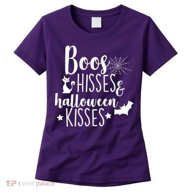 Boo Hisses Halloween Kisses Women's T-Shirt