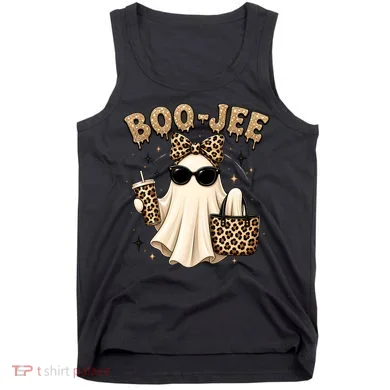 Boo Jee Leopard Ghost Halloween Tank Top