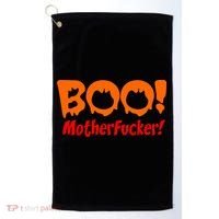 Boo Mother Fucker Golf Towel thumb 0