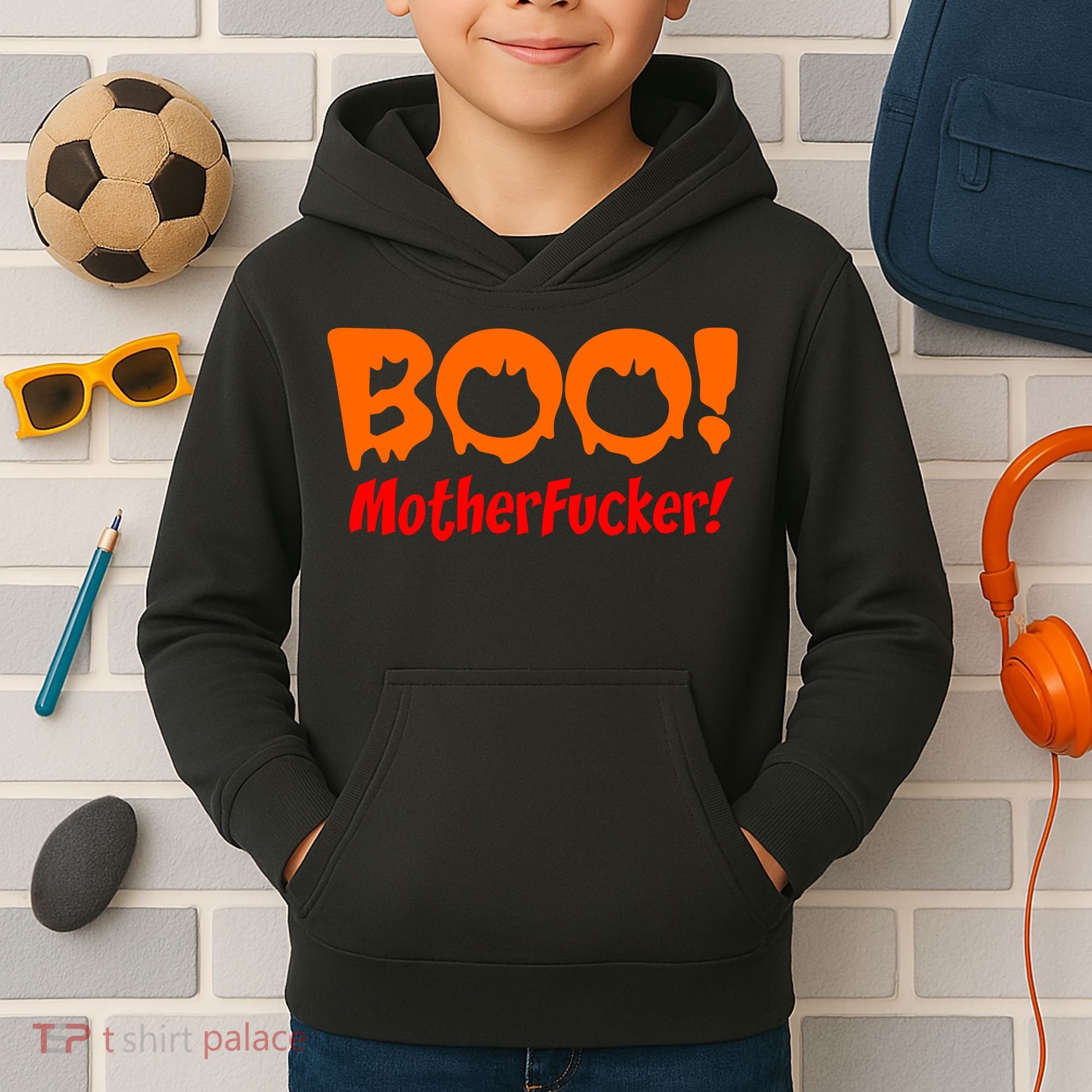 Boo Mother Fucker Kids Hoodie