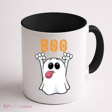 Boo Silly Ghost Coffee Mug back