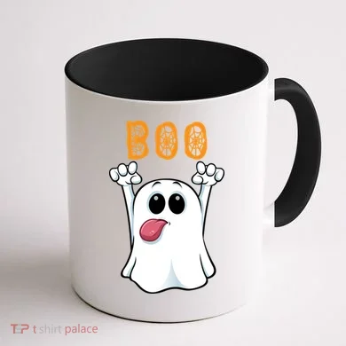 Boo Silly Ghost Coffee Mug back
