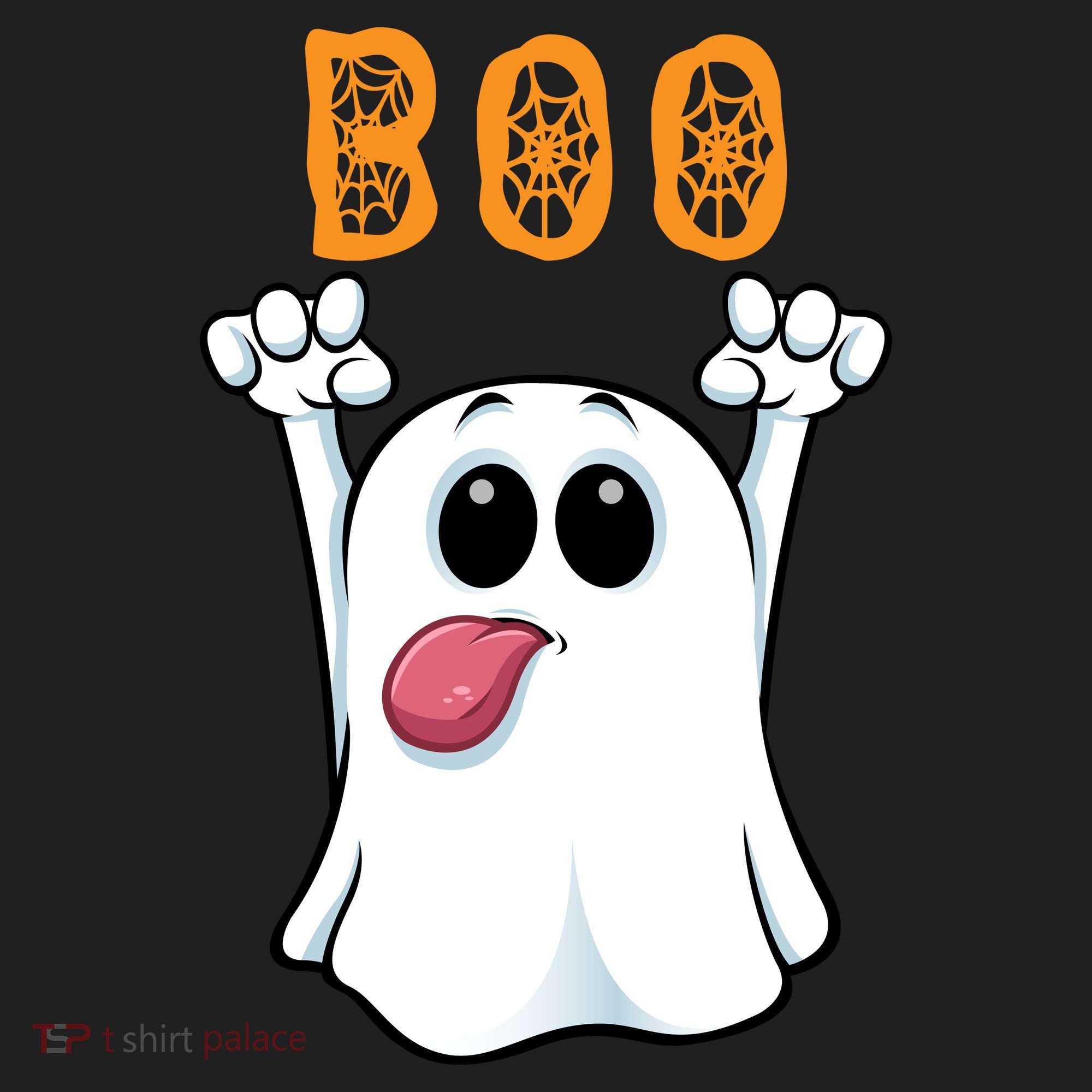 Boo Silly Ghost Golf Towel