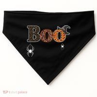 BOO Spiders Witches Logo USA-Made Doggie Bandana thumb 0