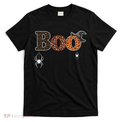 BOO Spiders Witches Logo T-Shirt