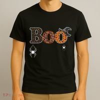 BOO Spiders Witches Logo T-Shirt thumb 3