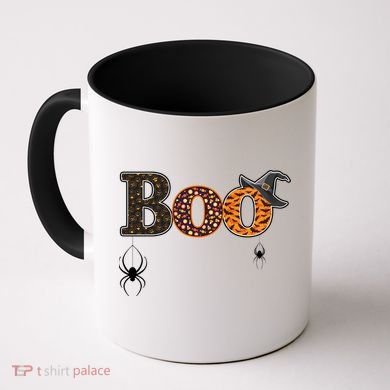 BOO Spiders Witches Logo Coffee Mug