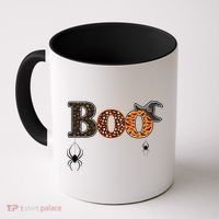 BOO Spiders Witches Logo Coffee Mug thumb 0