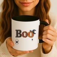 BOO Spiders Witches Logo Coffee Mug thumb 3